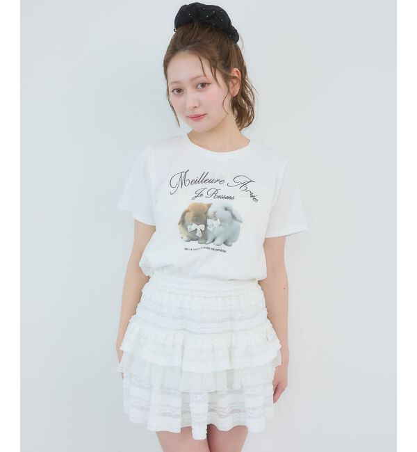  「Fluffy friendsTシャツ」|Tシャツ・カットソー|
