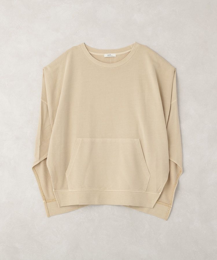 earth music&ecology「ピグメントカンガルーポケットプルオーバー」|スウェット・ジャージ|Beige