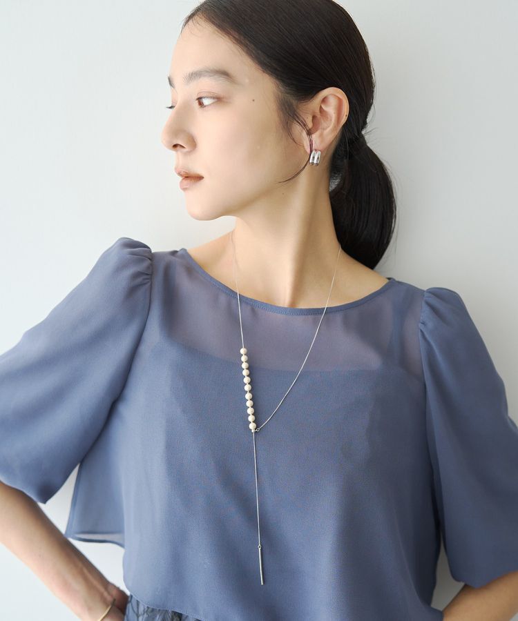 YECCA VECCA「【2点SET】フラワー柄スパンコール刺繍ドレス」|ワンピース|