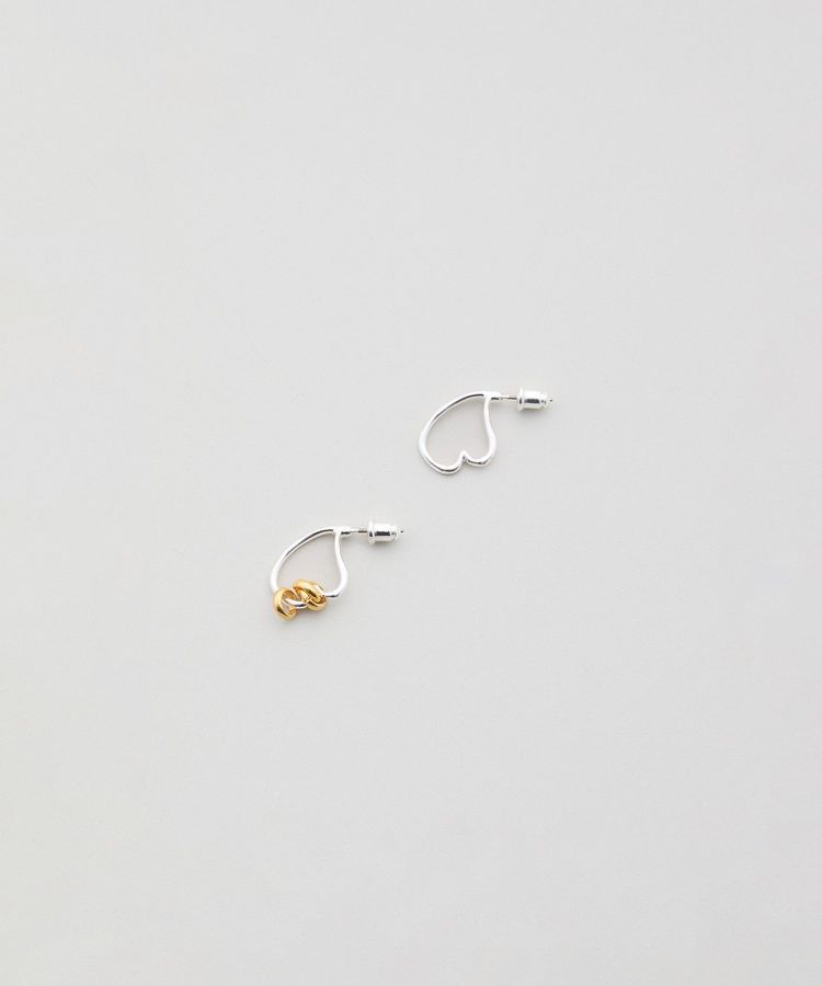 YECCA VECCA「LAPUIS.Rough Heart ピアス」|イヤリング|