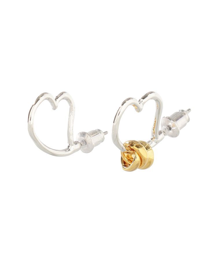 YECCA VECCA「LAPUIS.Rough Heart ピアス」|イヤリング|