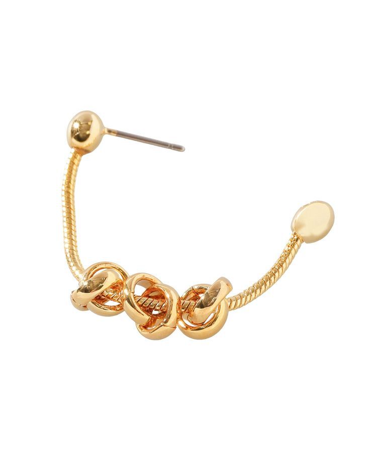 YECCA VECCA「LAPUIS.Coil Chain ピアス」|イヤリング|