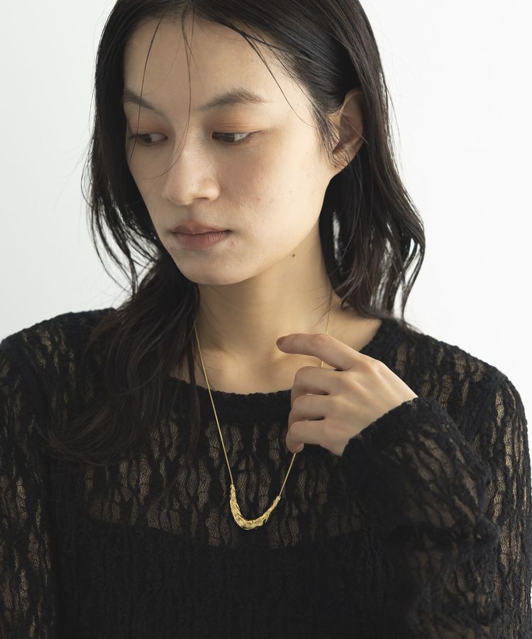 GARAGE OF GOOD CLOTHING「STAINLESSテクスチャトップネックレス」|ネックレス|