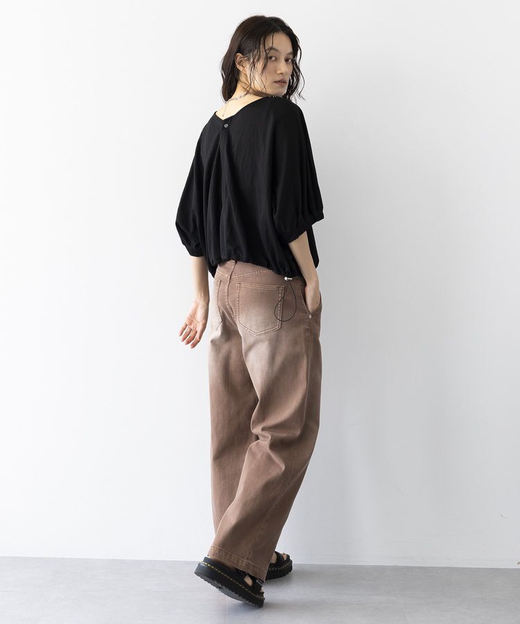 GARAGE OF GOOD CLOTHING「【日本製】ビンテージライクスムースギャザーブラウス」|シャツ・ブラウス|