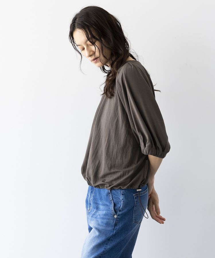 GARAGE OF GOOD CLOTHING「【日本製】ビンテージライクスムースギャザーブラウス」|シャツ・ブラウス|