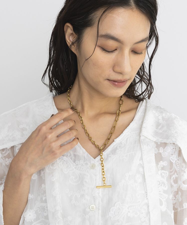 GARAGE OF GOOD CLOTHING「ミックスチェーンYネックレス」|ネックレス|