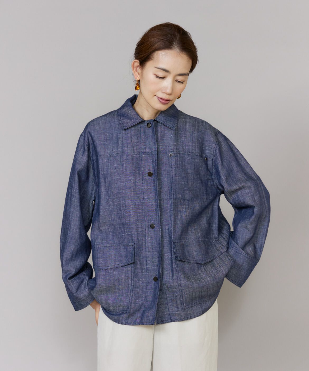Le Souk「《大きいサイズ》オーバーサイズデニムジャケット」|その他|