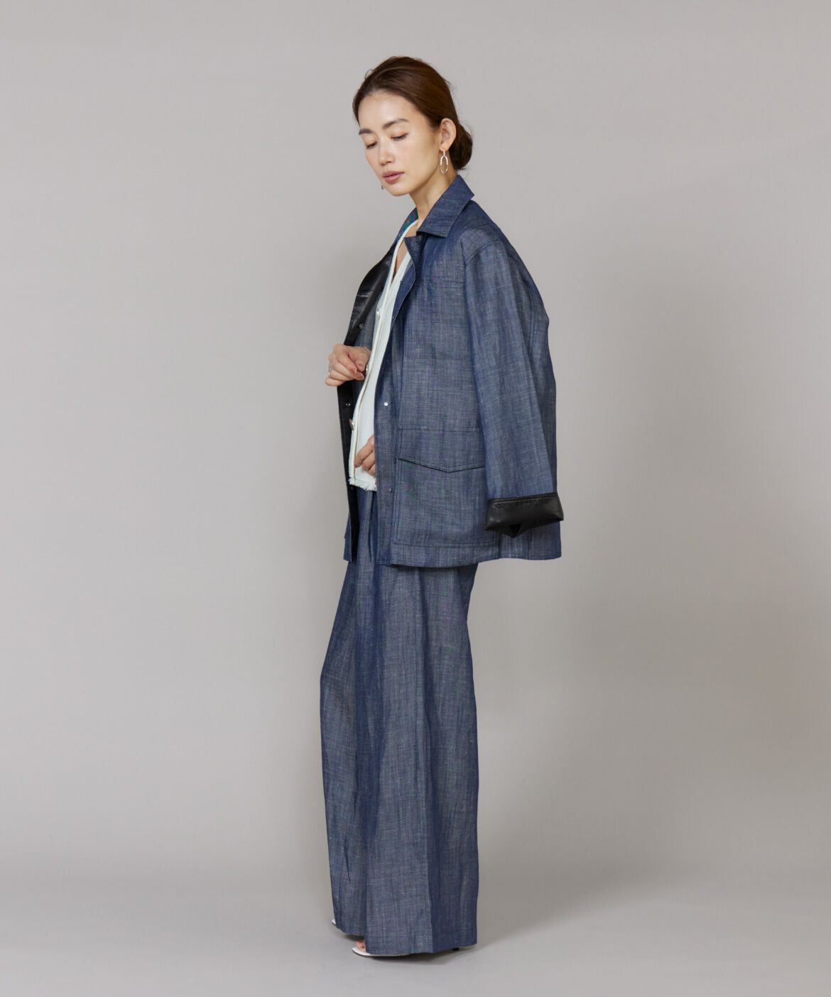 Le Souk「《大きいサイズ》オーバーサイズデニムジャケット」|その他|