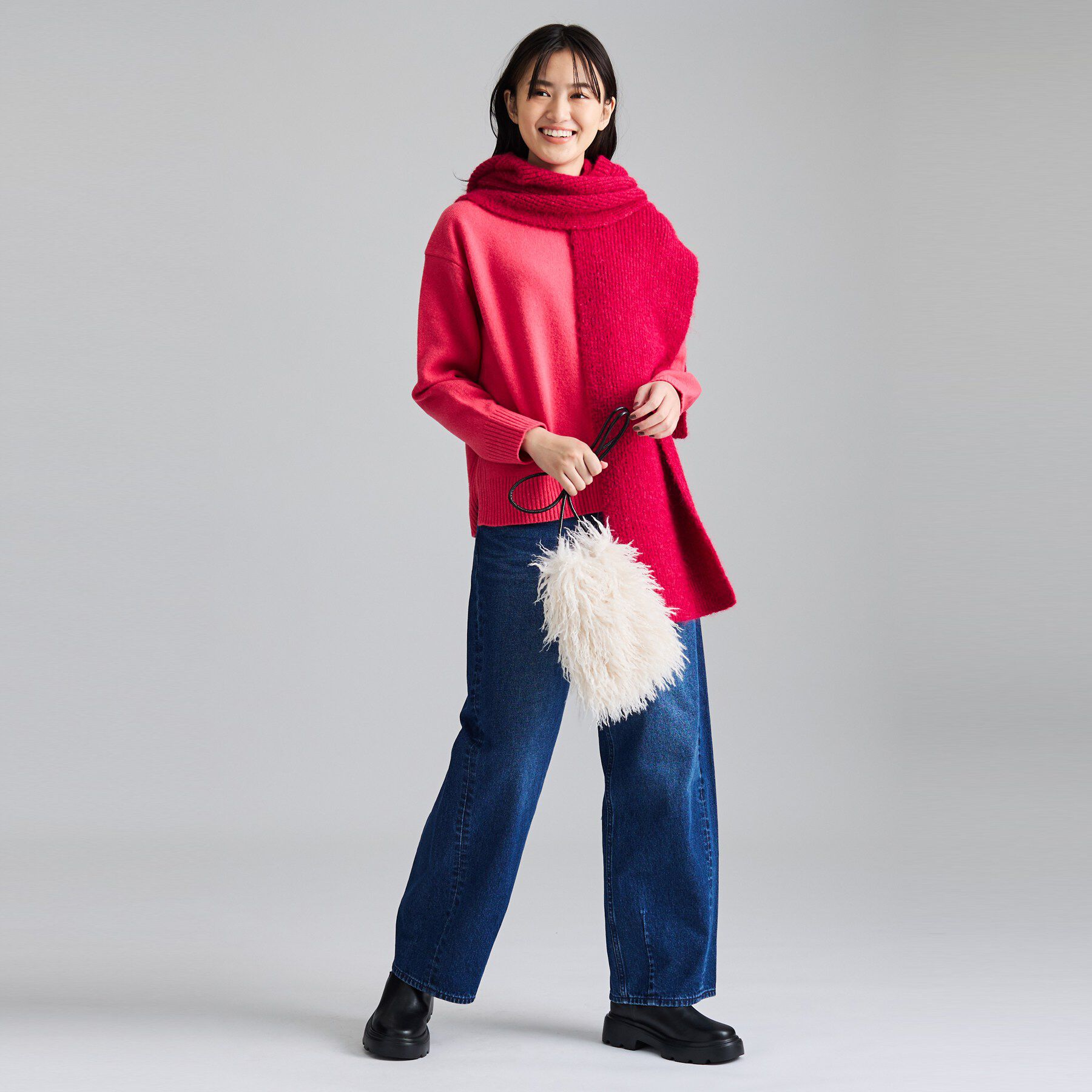 INDIVI「【履き心地◎！】褒められサイドゴアブーツ」|ショートブーツ|