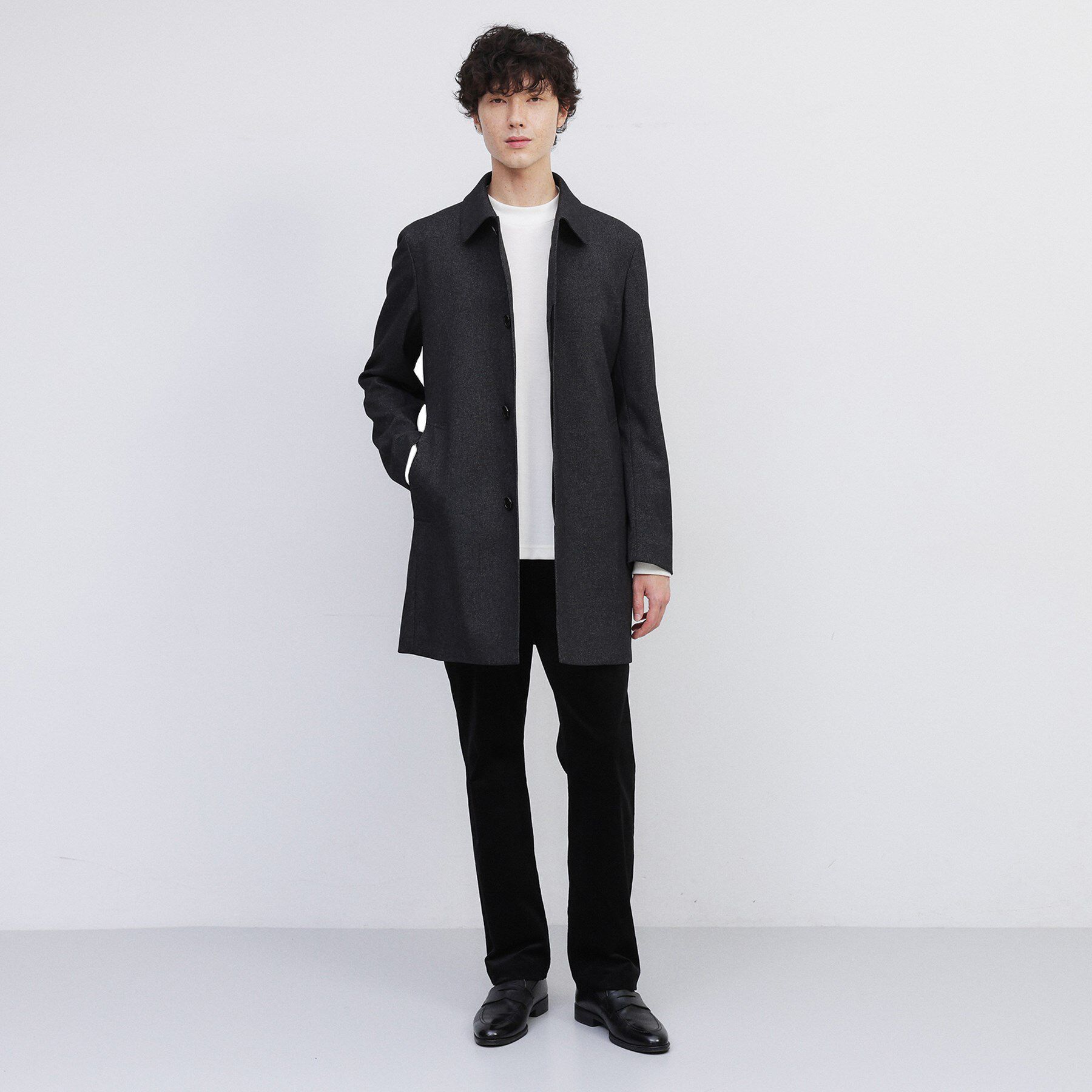 TAKEO KIKUCHI「【ダウンライナー付き】メランジ ステンカラー コート」|ステンカラーコート|