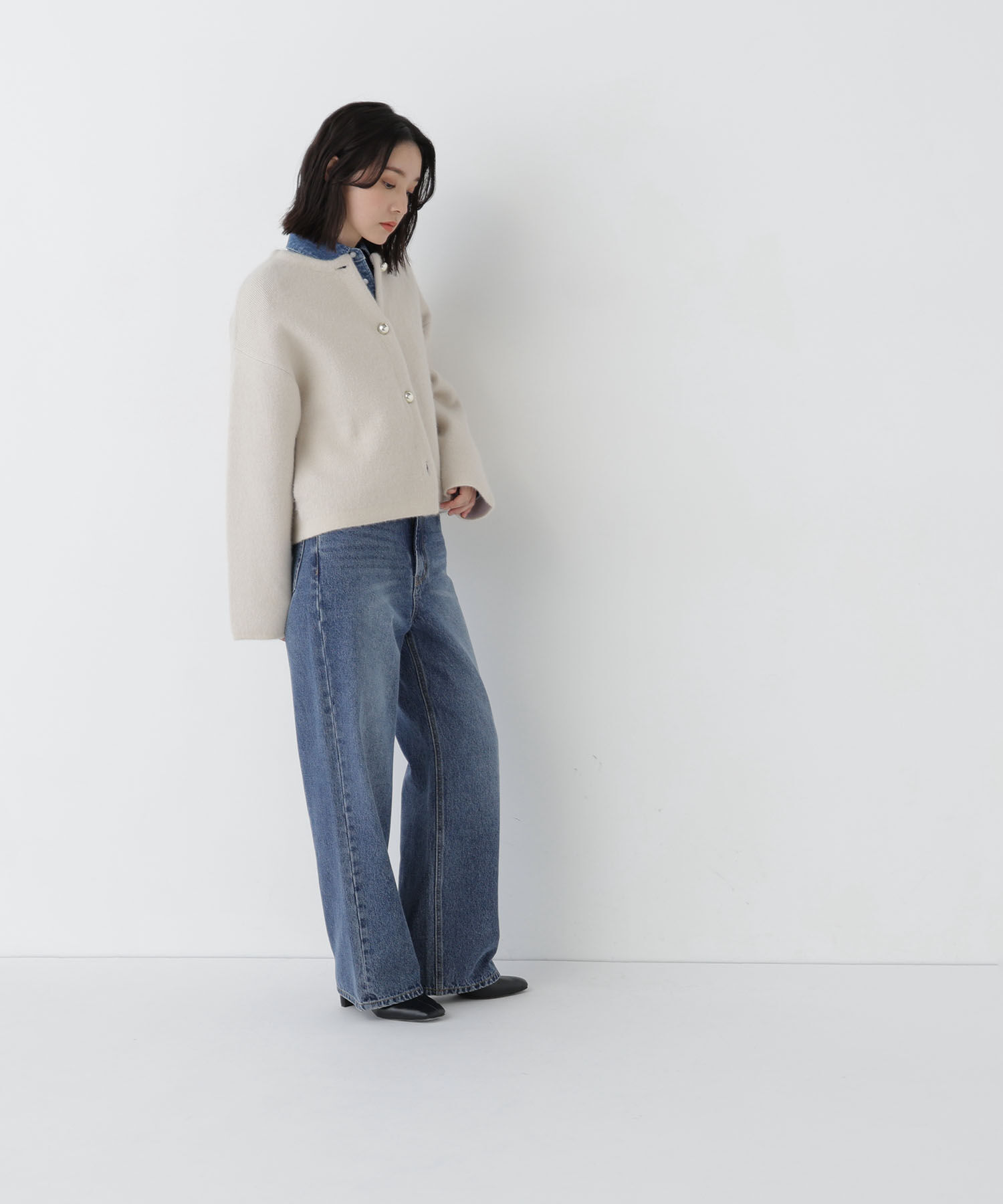  「ワイドストレートデニムパンツ」|その他|
