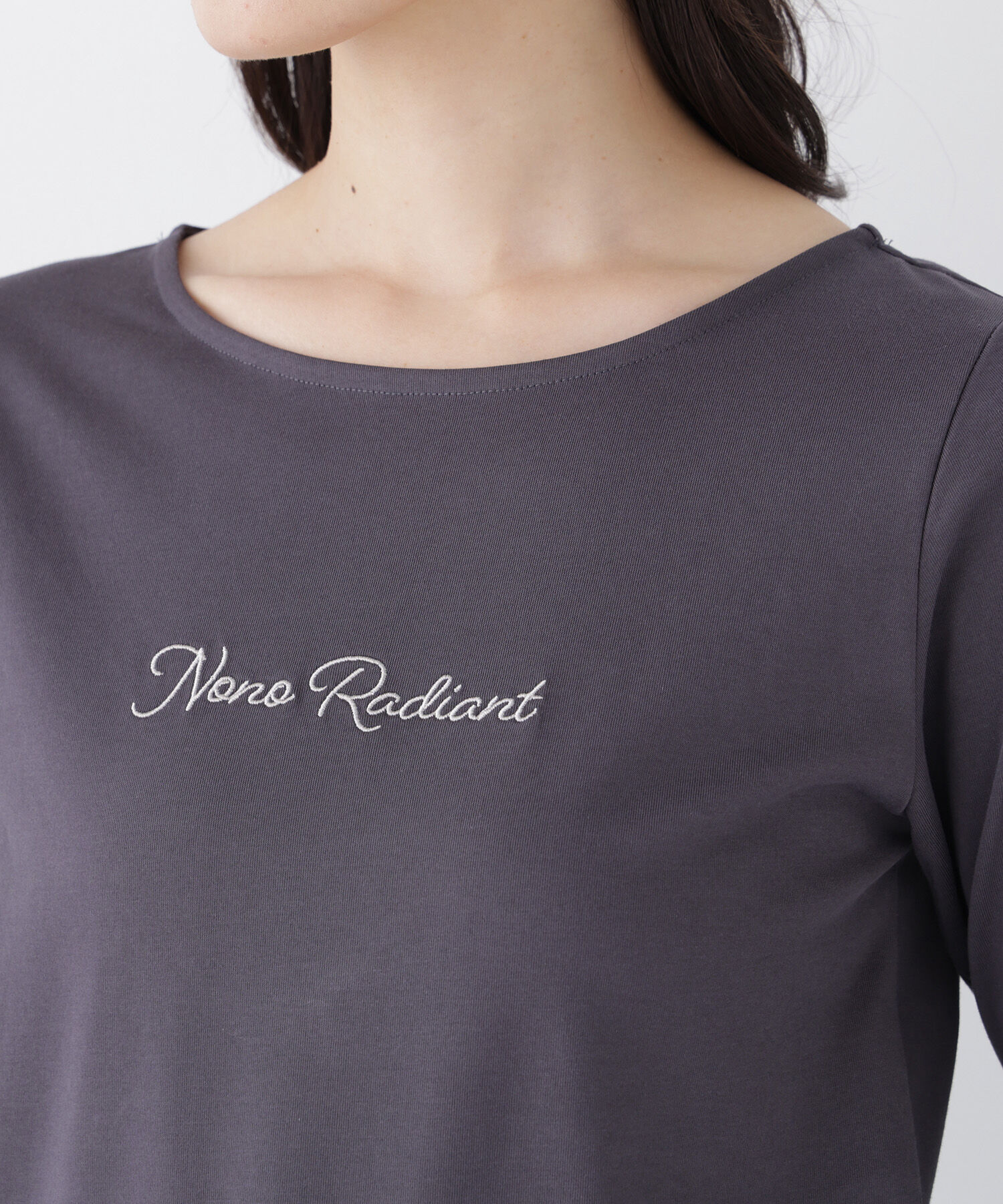  「刺繍ロゴロンT」|Tシャツ・カットソー|