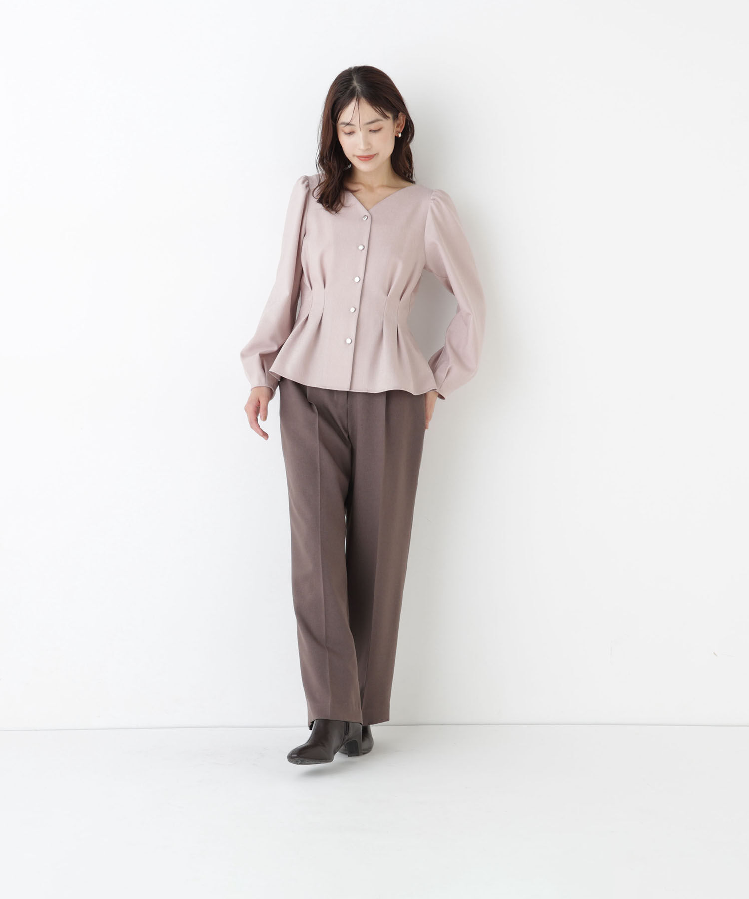  「＜ちょうど、いい服＞きゅっと、メリハリ仕掛けトップス」|シャツ・ブラウス|