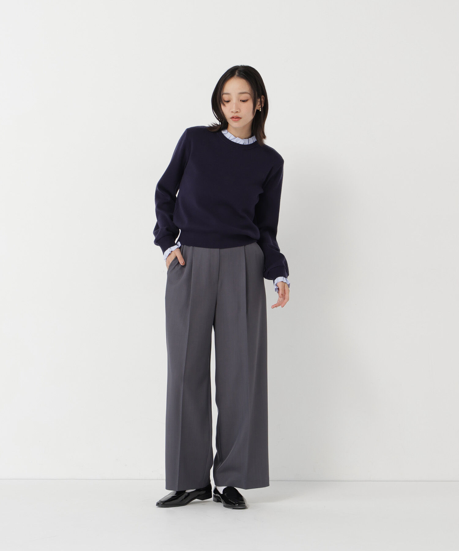  「＜ちょうど、いい服＞いつでもどこでも。ロングシーズンワイドパンツ」|その他|