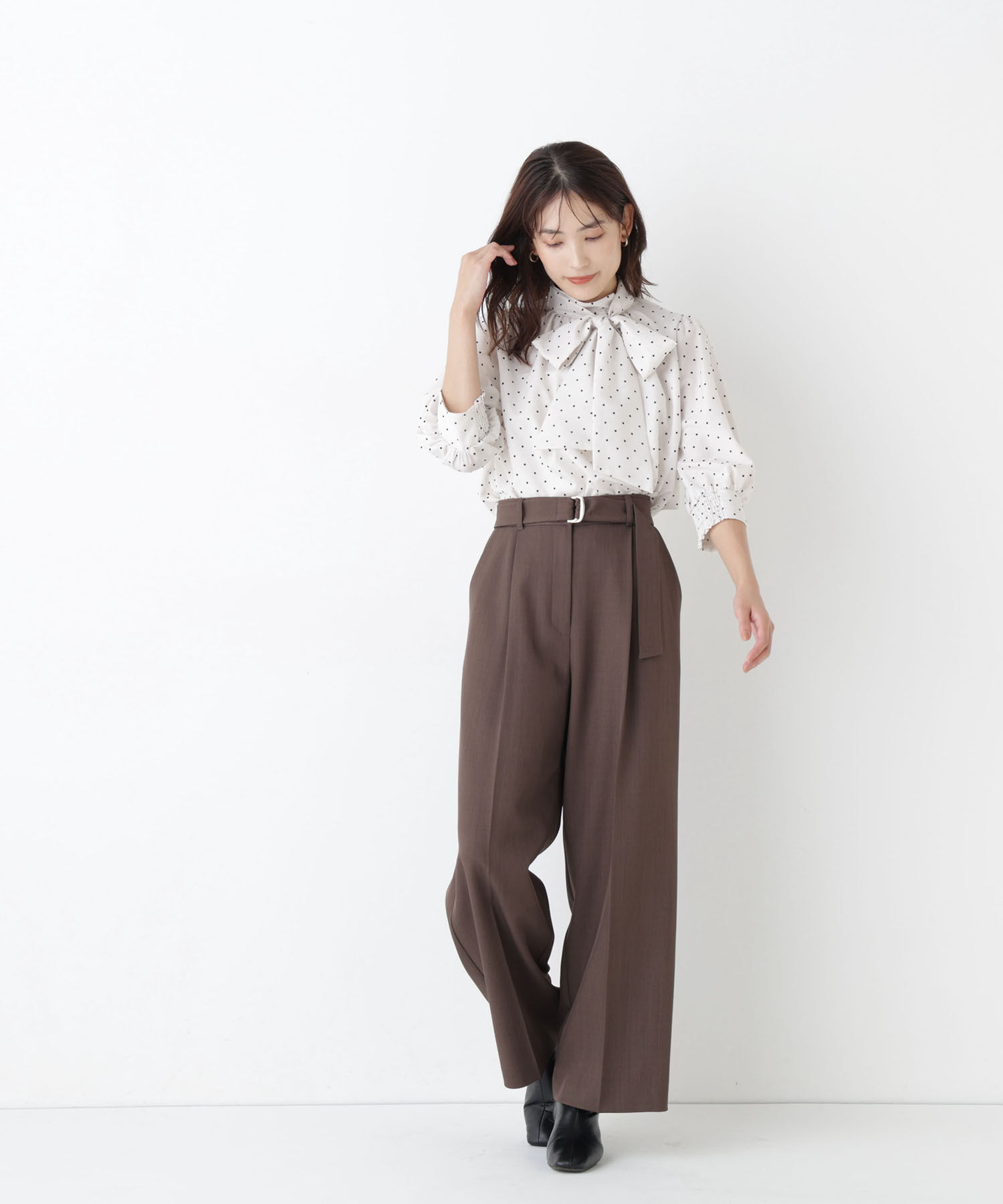  「＜ちょうど、いい服＞いつでもどこでも。ロングシーズンワイドパンツ」|その他|