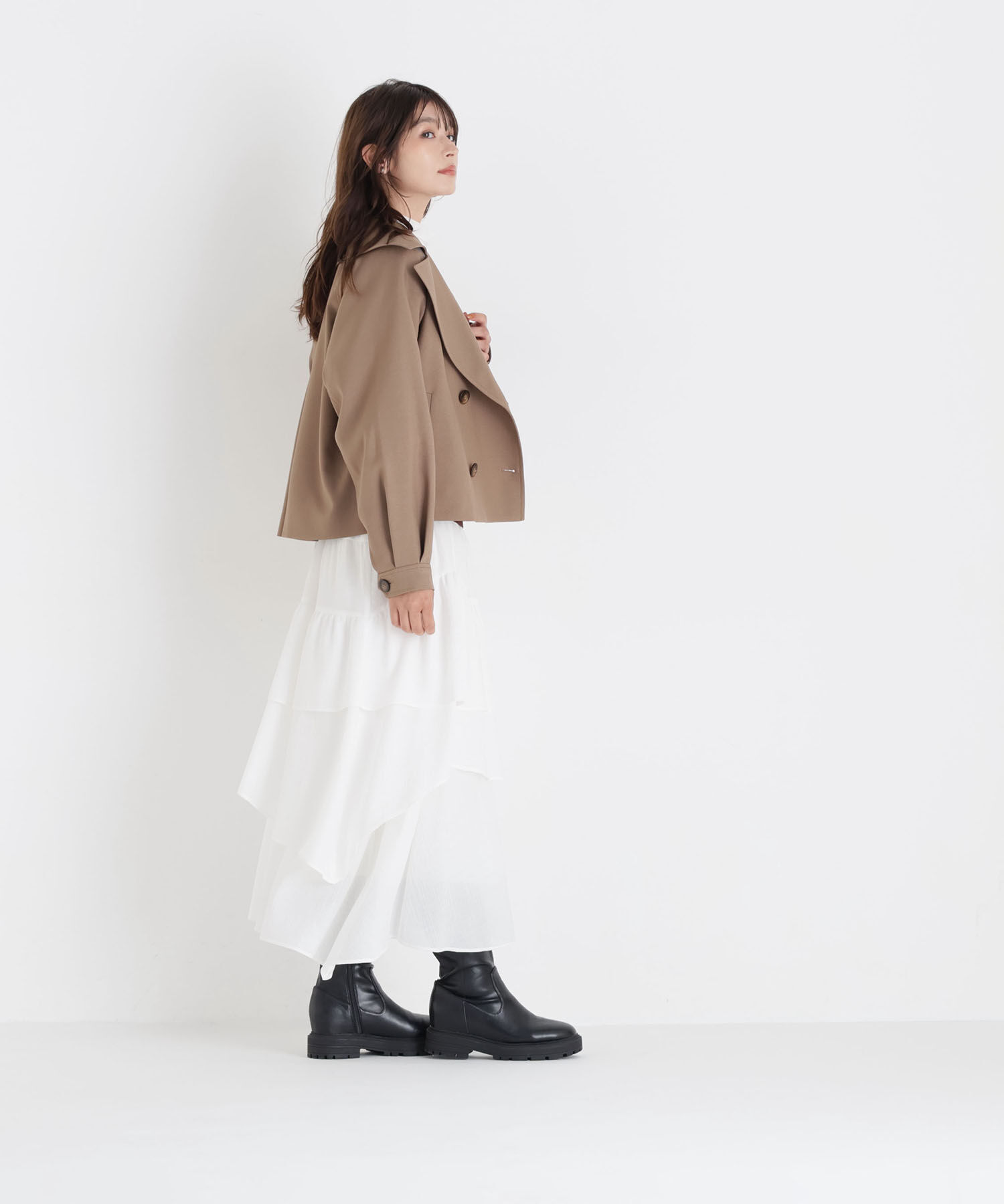 「<ちょうど､いい服>｢おはよう｣から｢おつかれさま｣まで｡ 毎日ﾊｰﾌ 」|ブルゾン・スタジャン|