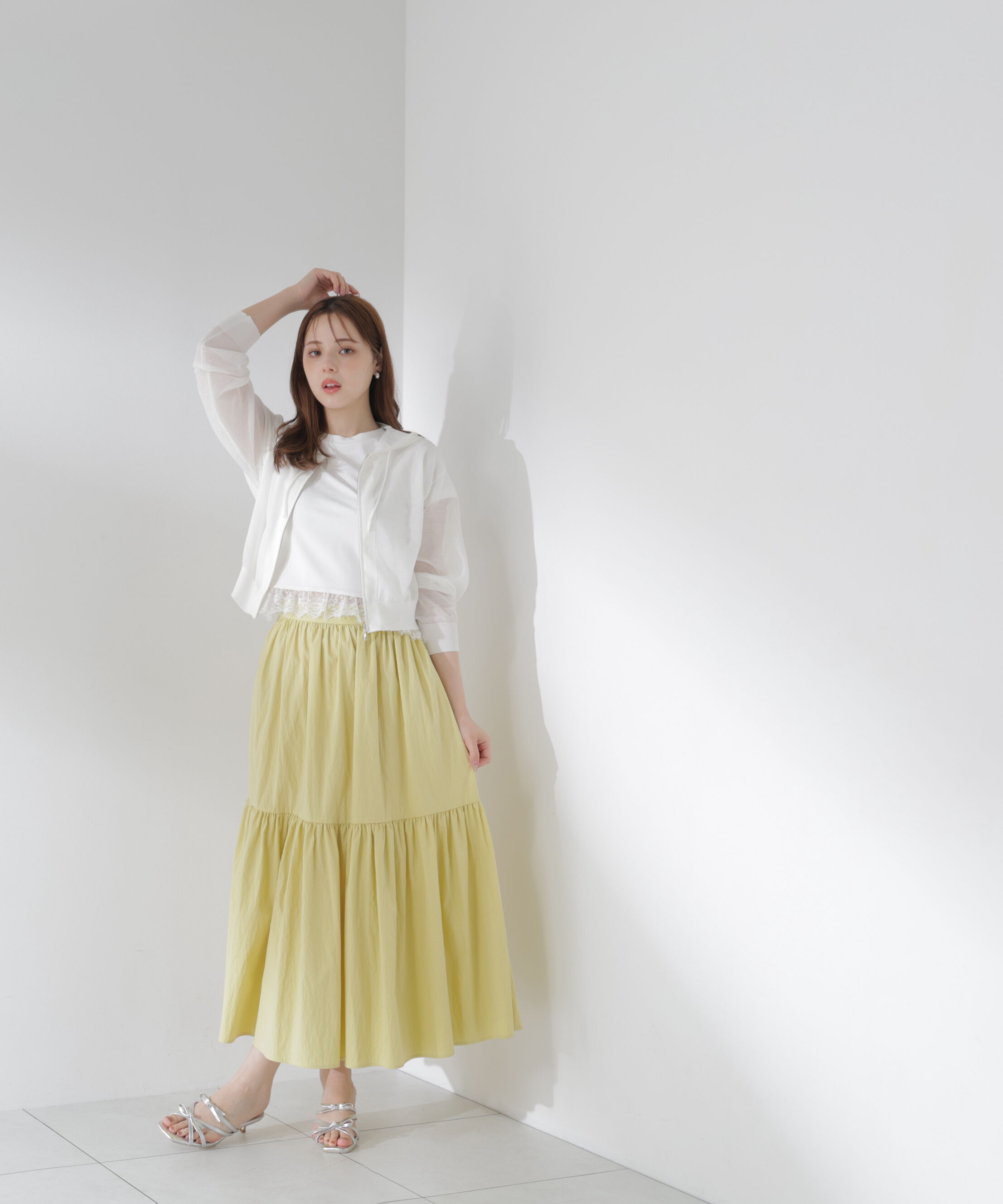 PROPORTION BODY DRESSING「タフタギャザースカート 26SS」|スカート|