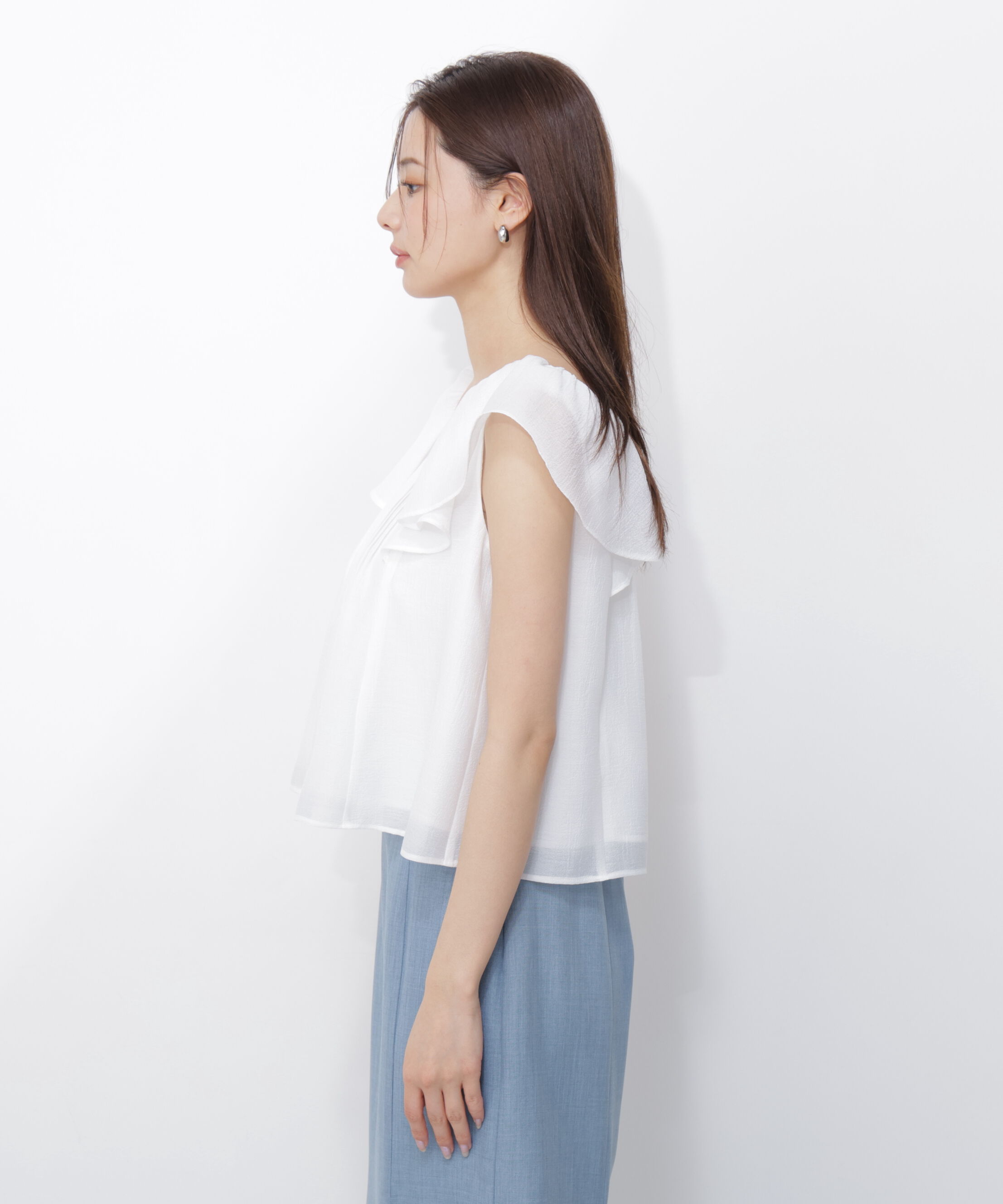 PROPORTION BODY DRESSING「ラッフルスリーブブラウス」|シャツ・ブラウス|