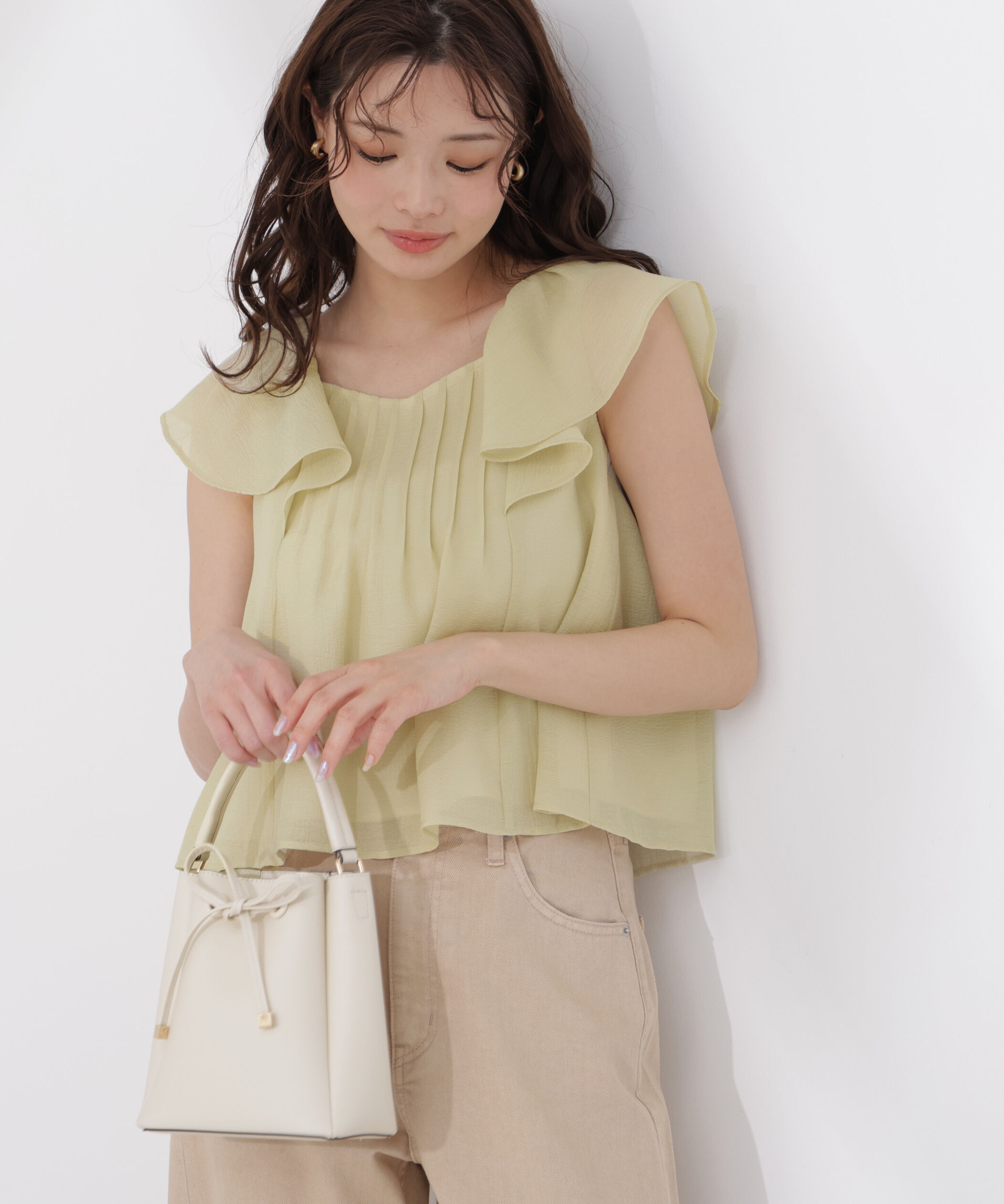 PROPORTION BODY DRESSING「ラッフルスリーブブラウス」|シャツ・ブラウス|