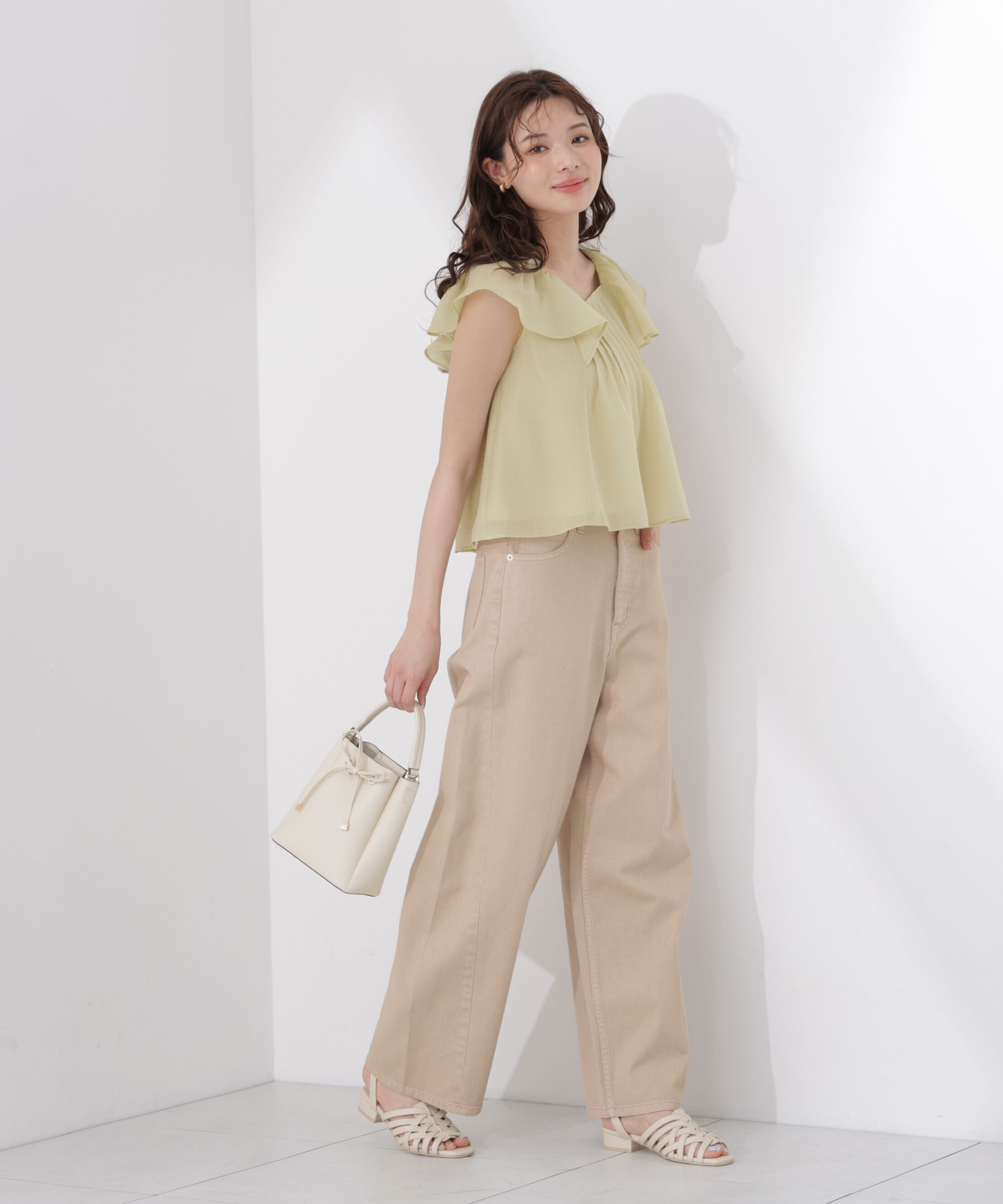 PROPORTION BODY DRESSING「ラッフルスリーブブラウス」|シャツ・ブラウス|