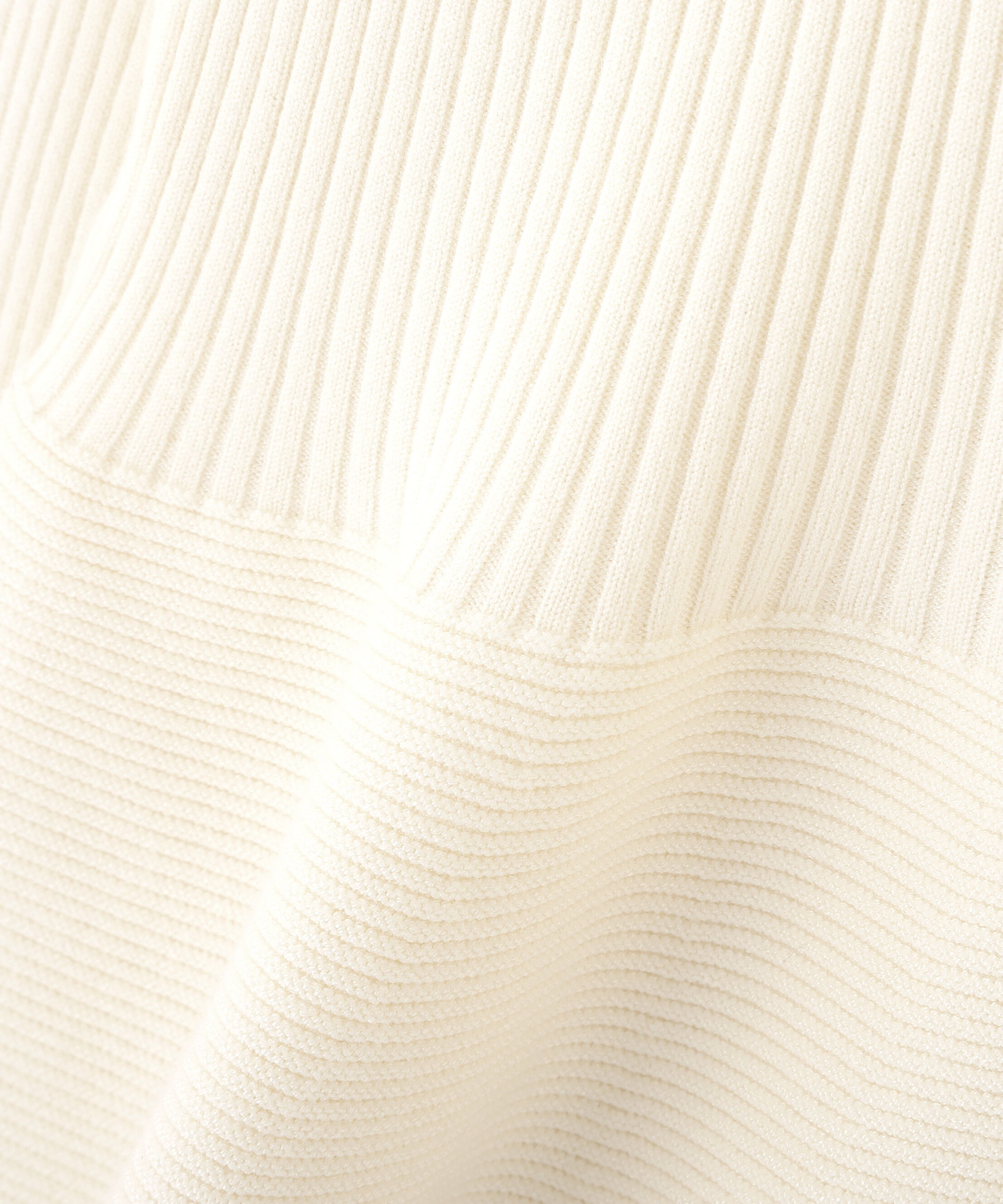 PROPORTION BODY DRESSING「シアー切り替えペプラムニット」|ニット・セーター|