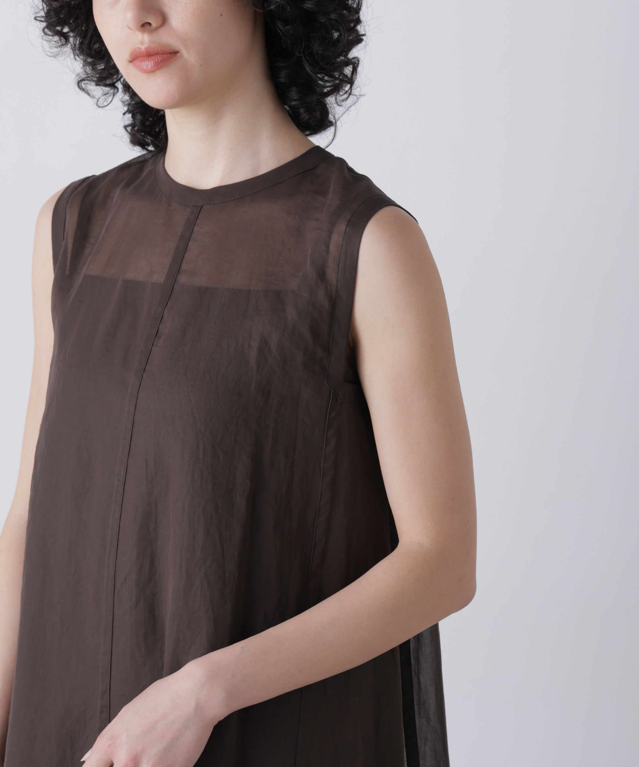 YLEVE 「YLEVE / GAS SINGEING COTTON BOIL ORGANDY ONE PIECE」|ワンピース|