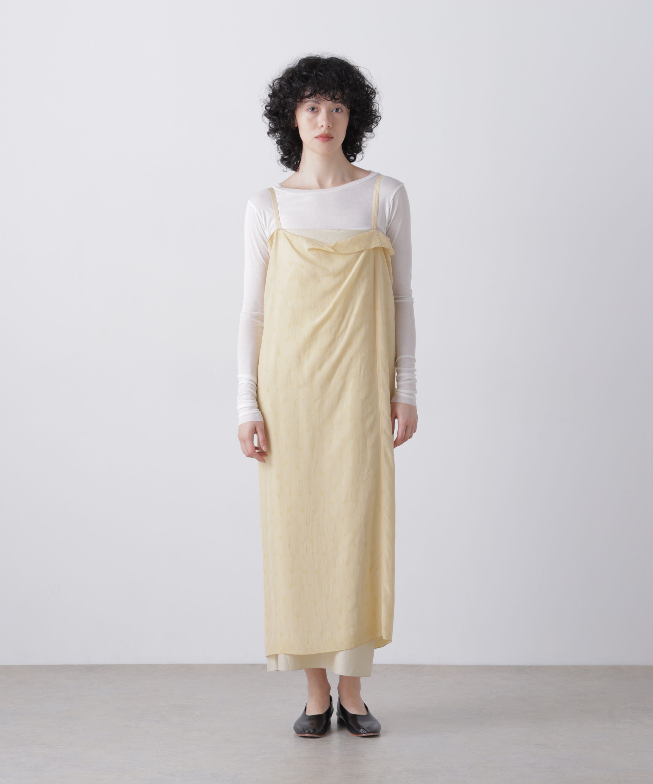 YLEVE 「YLEVE / CUPRO JACQUARD DRESS」|ワンピース|CREAM2