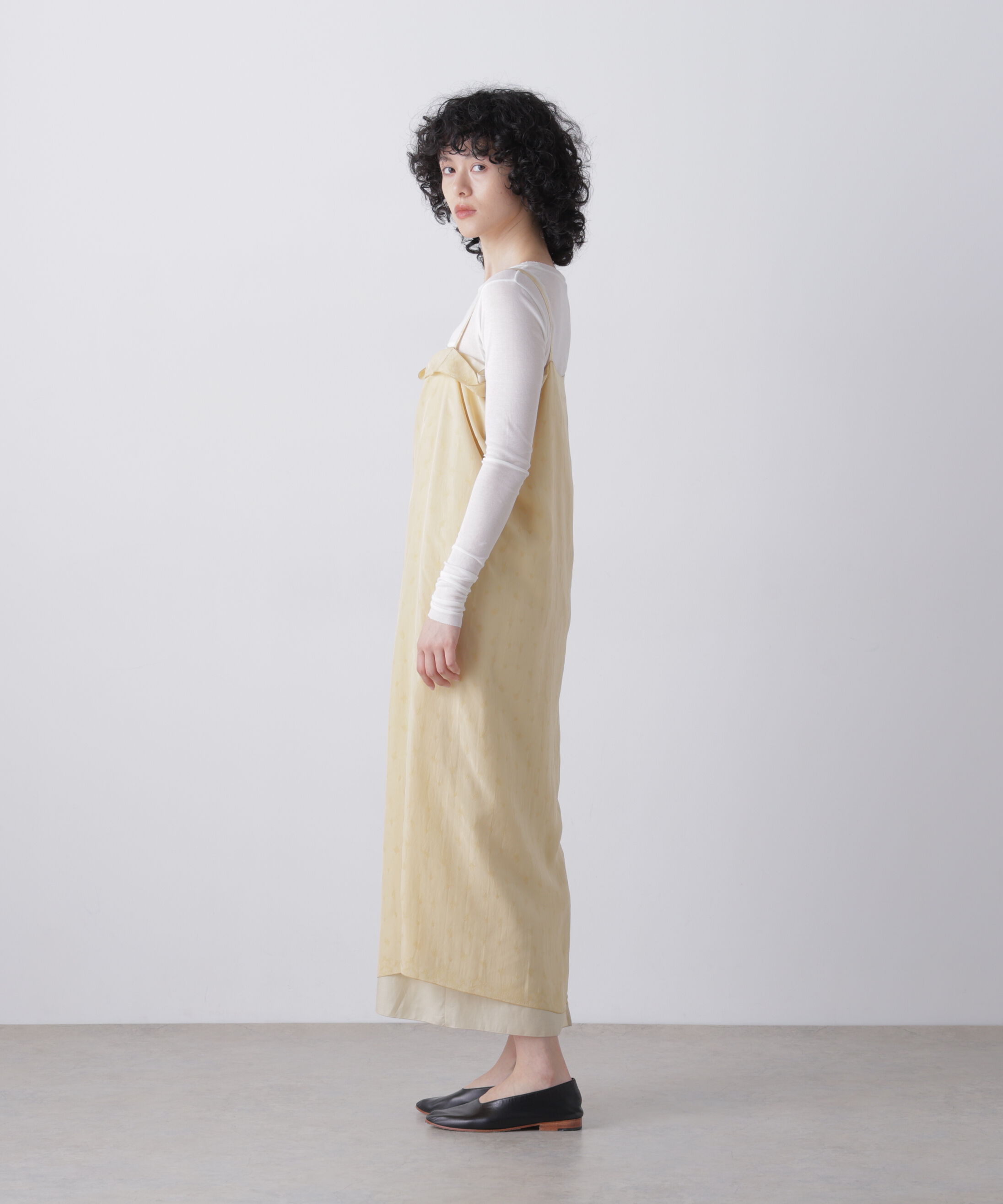 YLEVE 「YLEVE / CUPRO JACQUARD DRESS」|ワンピース|