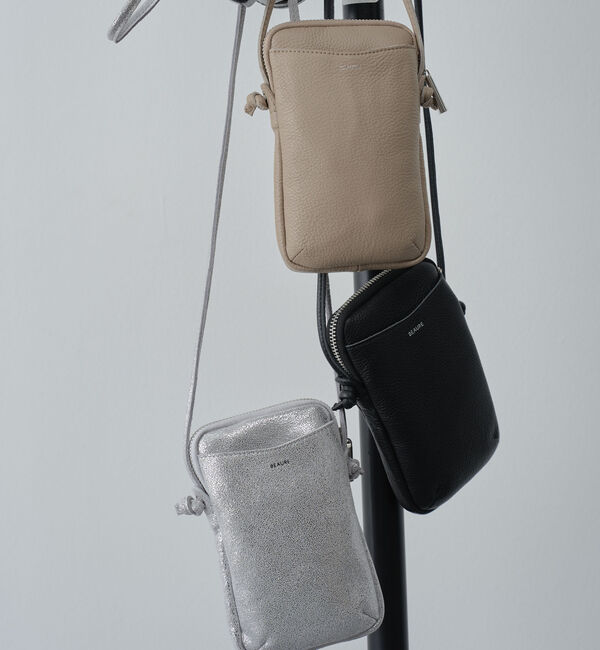 Doux archives「ＢＥＡＵＲＥ　ＮＥＷ　カウレザー　スマホポーチ」|その他|BLACK