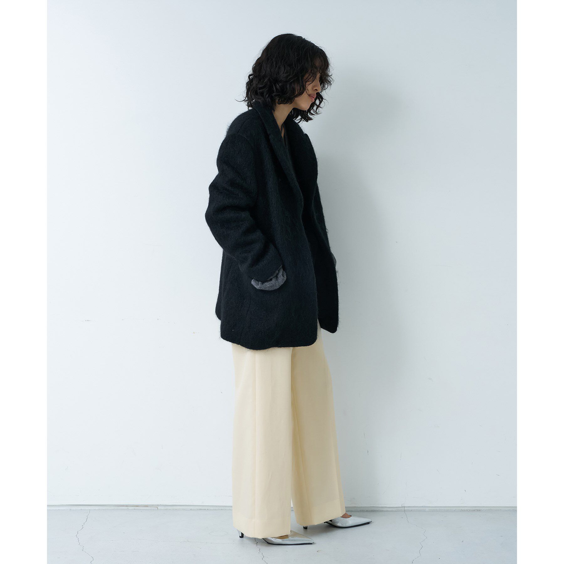 CODE A「shaggy jacket coat」|チェスターコート|
