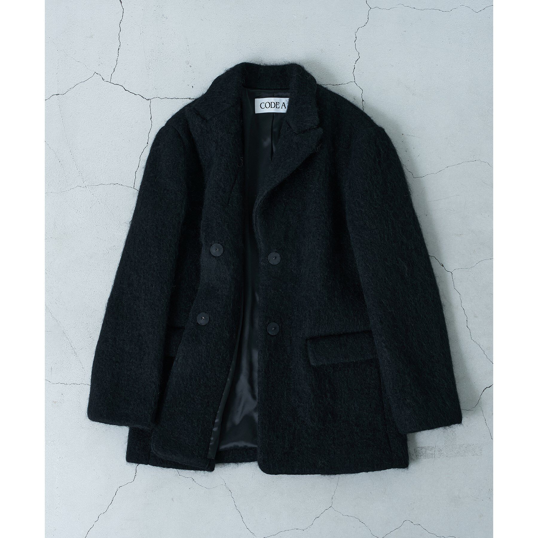 CODE A「shaggy jacket coat」|チェスターコート|
