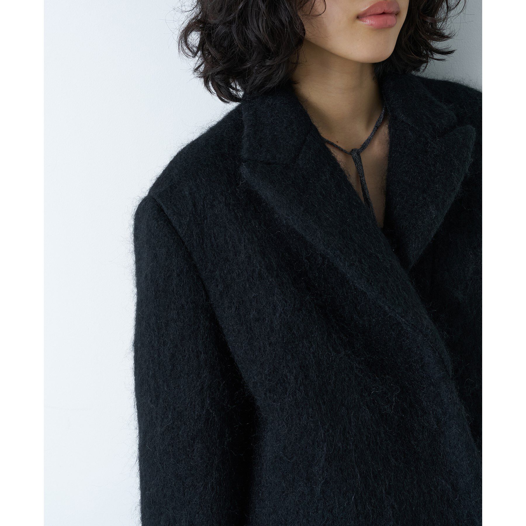 CODE A「shaggy jacket coat」|チェスターコート|