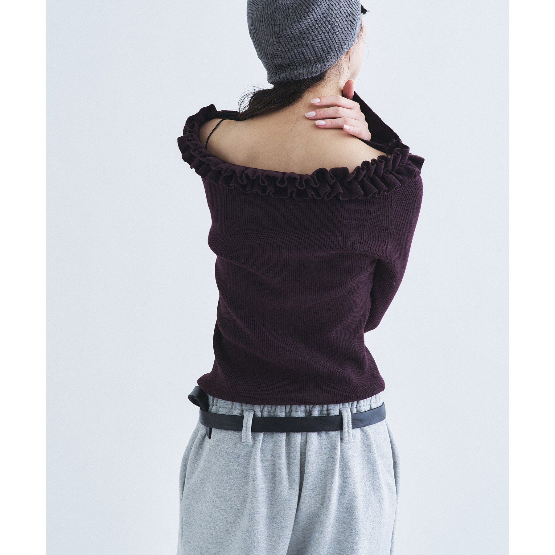 CODE A「frill frame knit」|ニット・セーター|