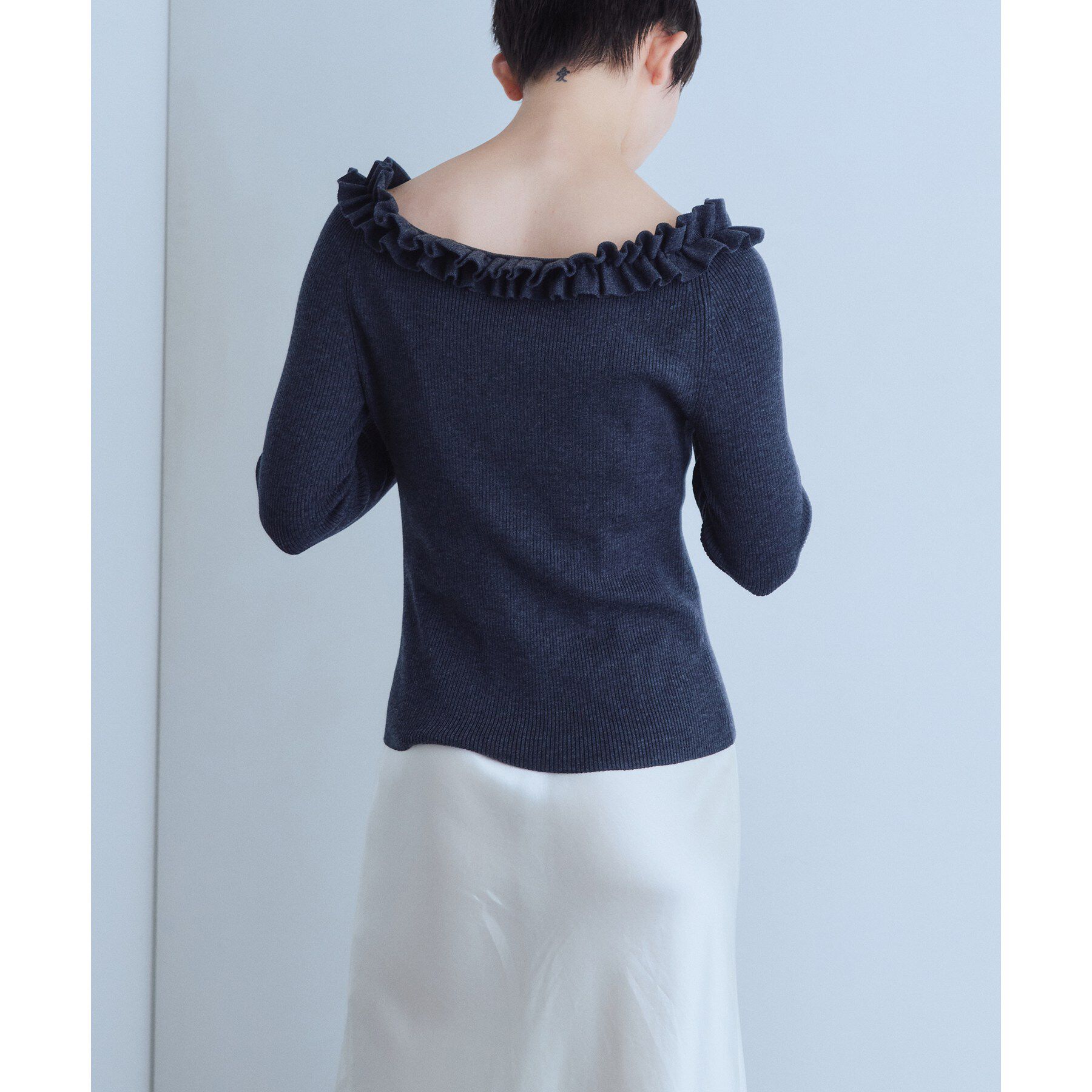 CODE A「frill frame knit」|ニット・セーター|