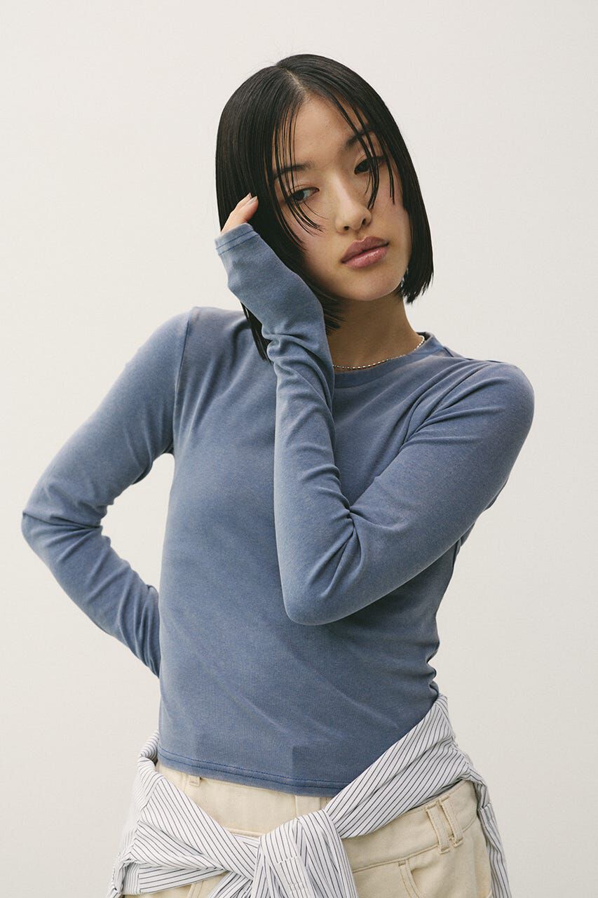 STYLEMIXER「パウダーブリーチトップ」|Tシャツ・カットソー|BLU