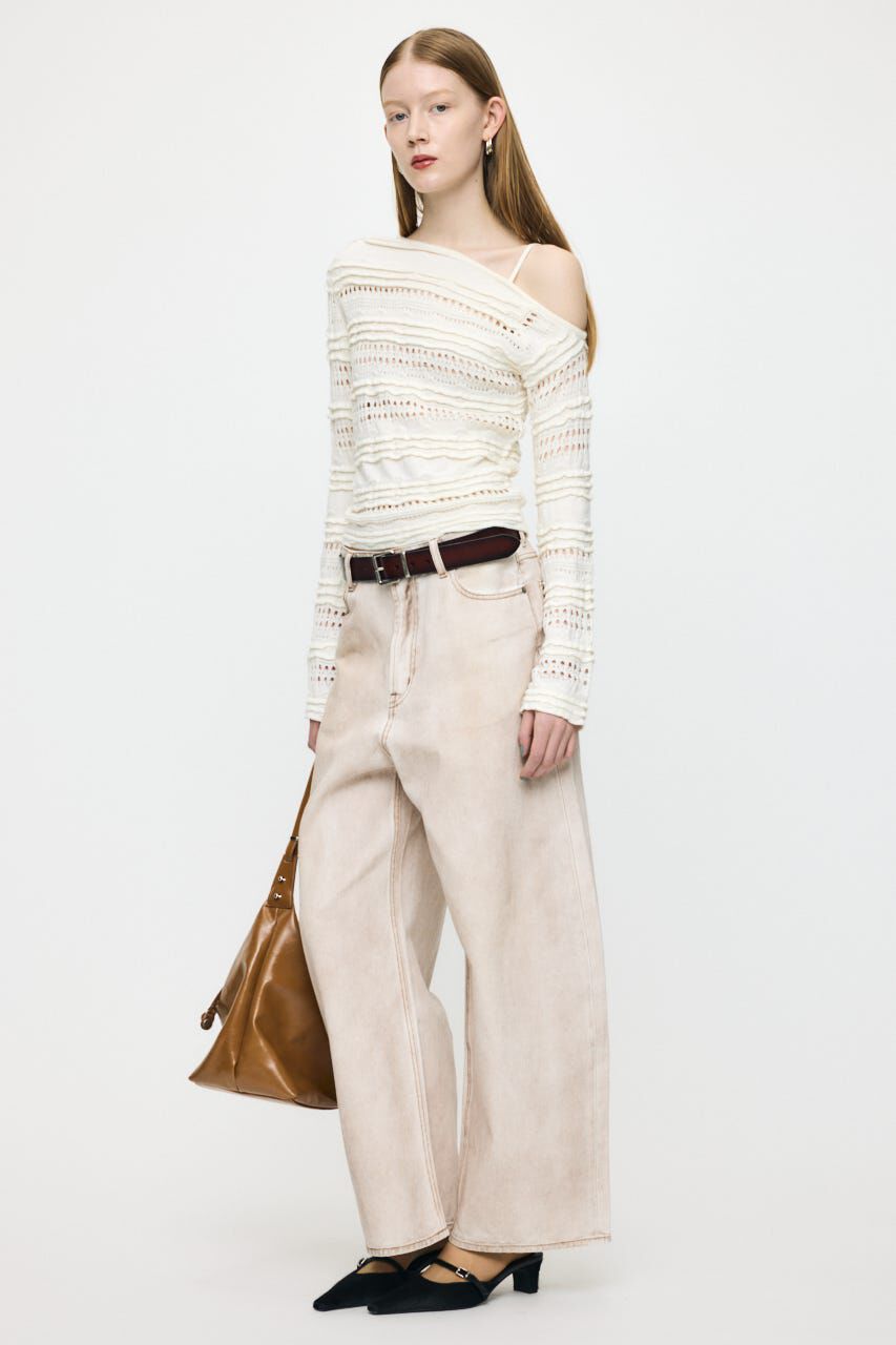 MOUSSY「DIRTY COCOON バギー」|デニム|