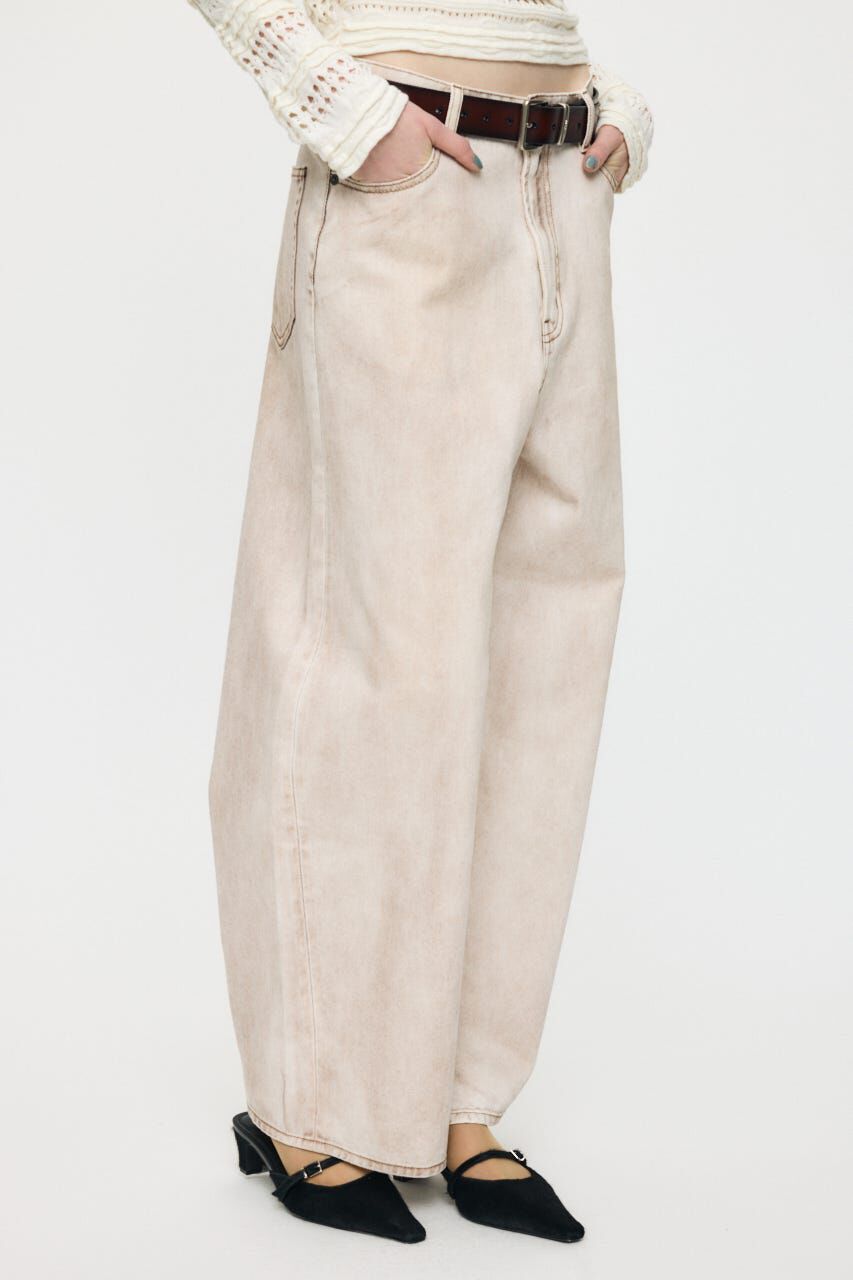 MOUSSY「DIRTY COCOON バギー」|デニム|