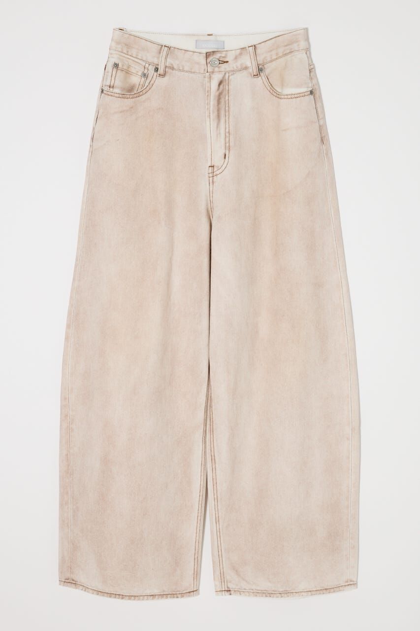 MOUSSY「DIRTY COCOON バギー」|デニム|