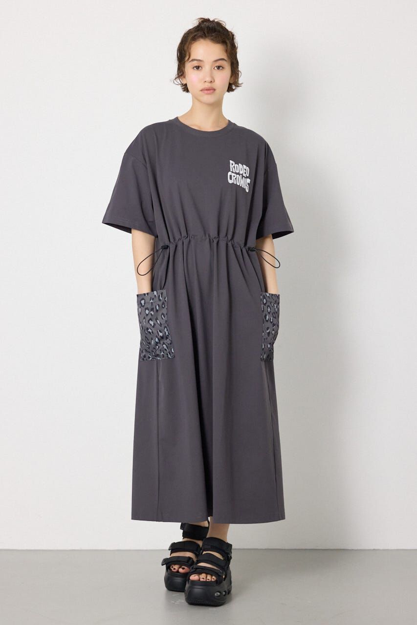 RODEO CROWNS「CLOUD FABLIC ワンピース」|ワンピース|BLK