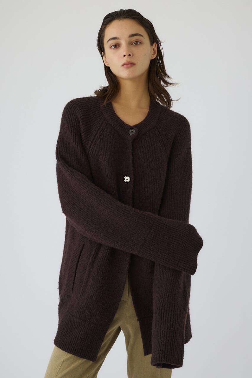 RIM.ARK 「Poncho like raglan knit C/D」|カーディガン|