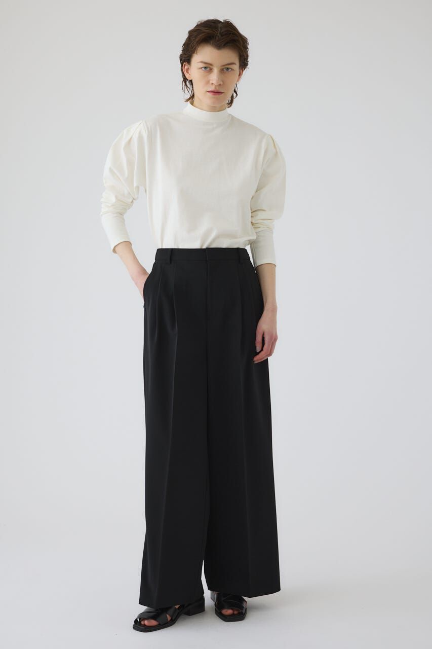 RIM.ARK 「Curved sleeve high collar tops」|Tシャツ・カットソー|
