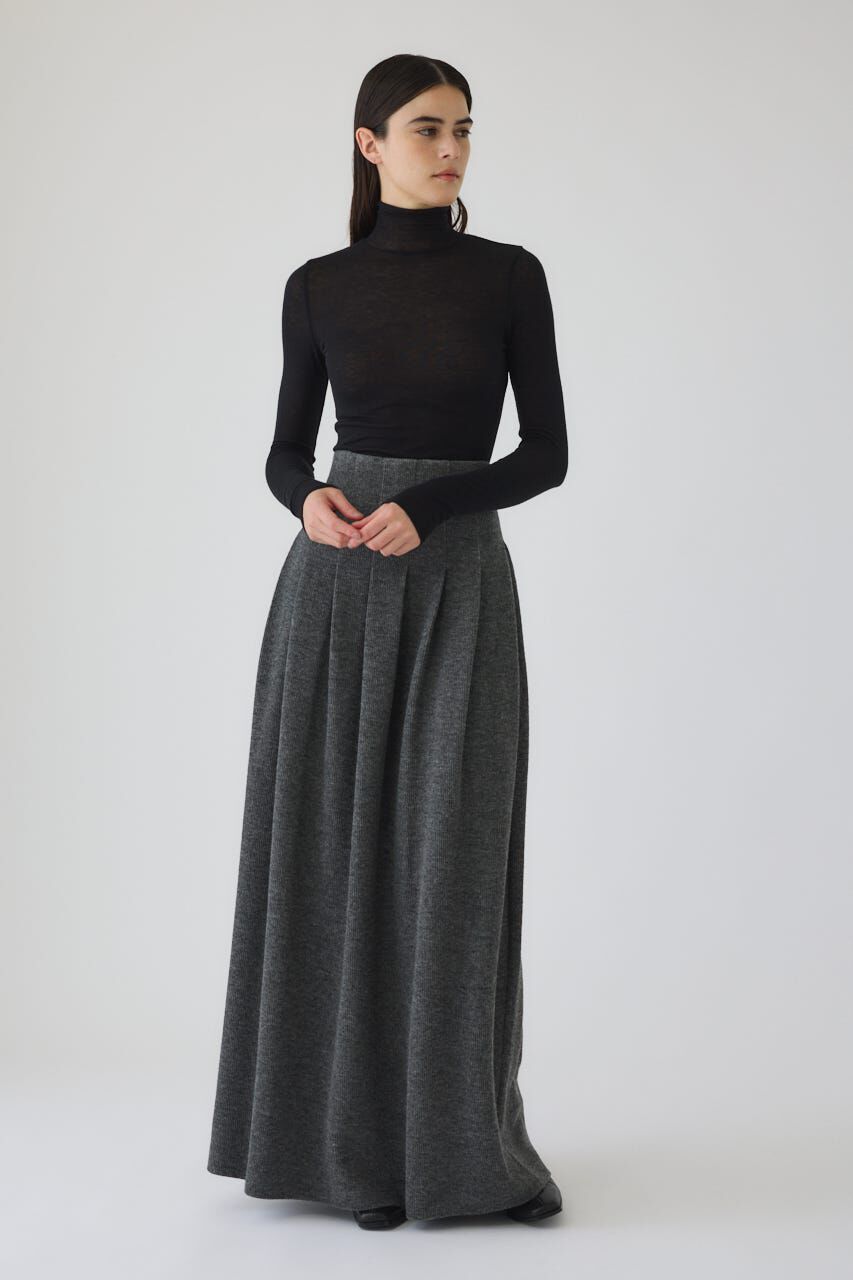 RIM.ARK 「High waist bomber knit SK」|スカート|
