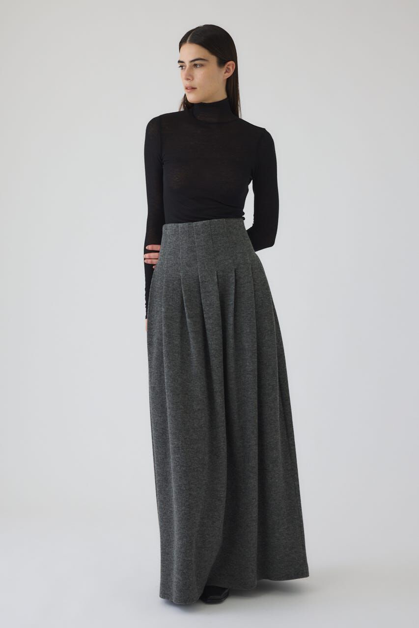 RIM.ARK 「High waist bomber knit SK」|スカート|