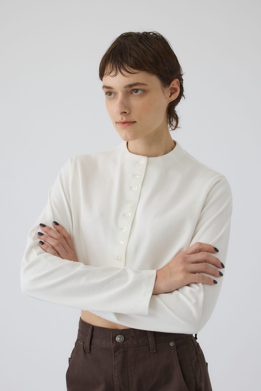 RIM.ARK 「Neck darts cut long T/SH」|Tシャツ・カットソー|