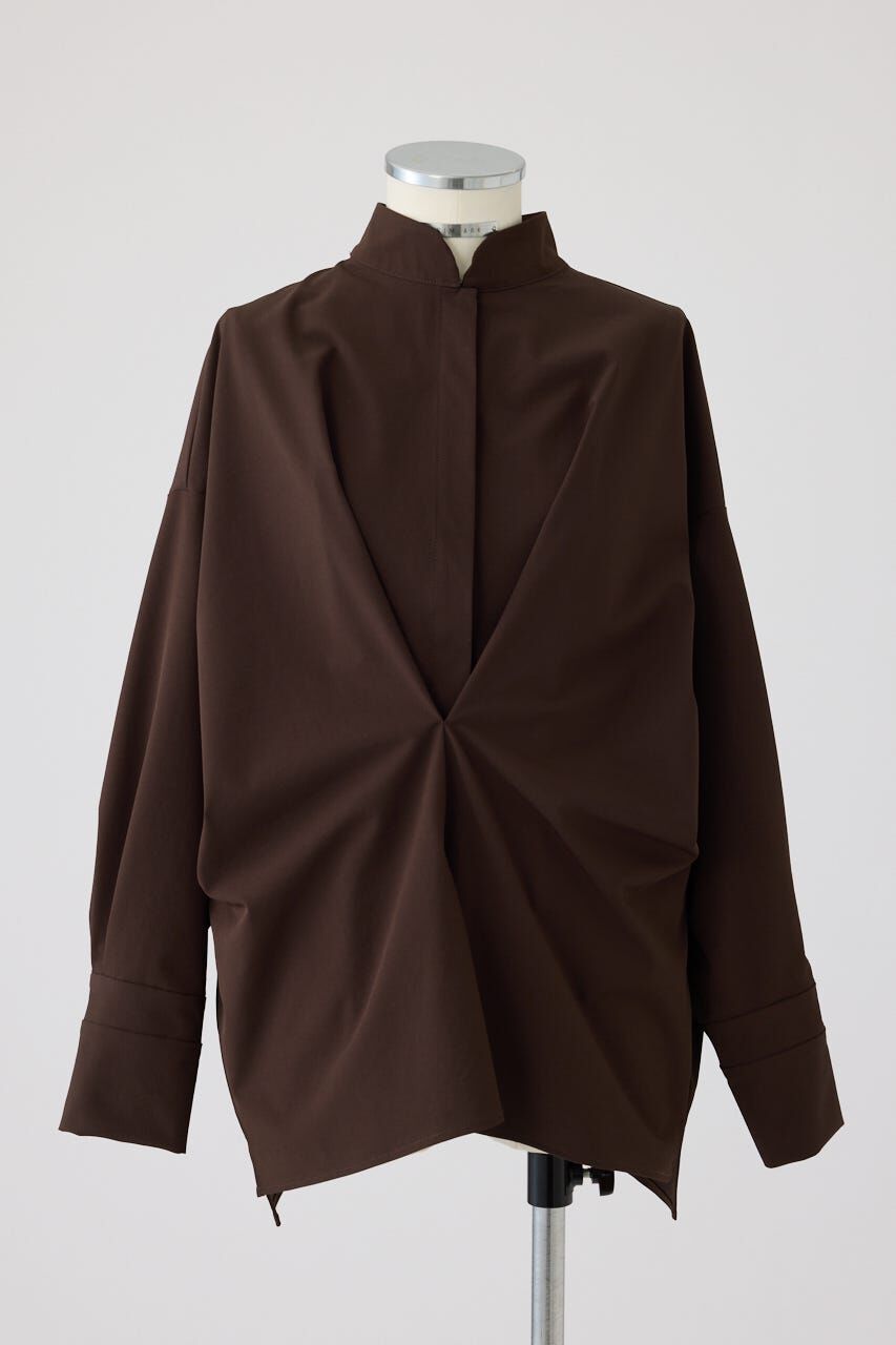 RIM.ARK 「Tuck point wide shirt」|シャツ・ブラウス|BRN