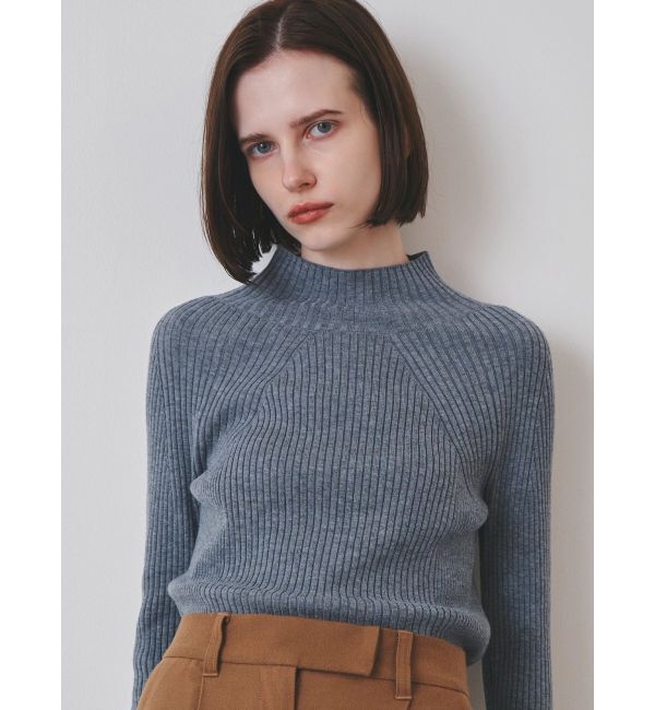 ELENDEEK「HIGH NECK WIDE RIB KT」|ニット・セーター|