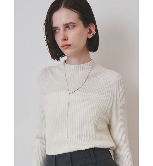 ELENDEEK「HIGH NECK WIDE RIB KT」|ニット・セーター|