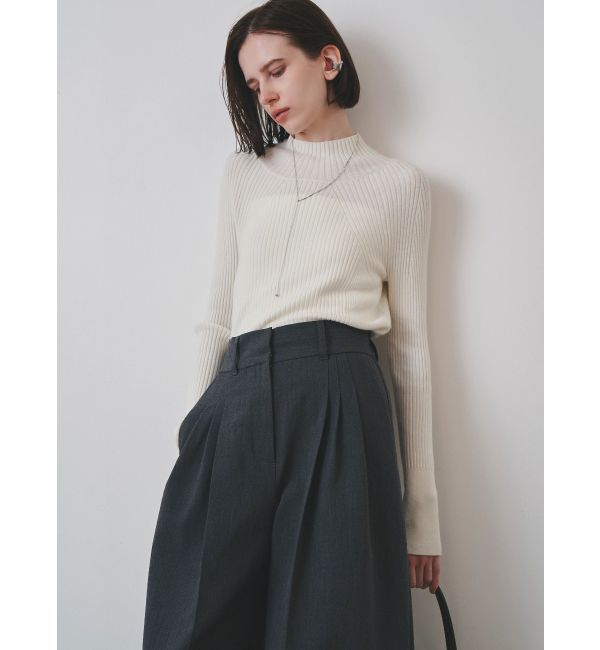 ELENDEEK「HIGH NECK WIDE RIB KT」|ニット・セーター|