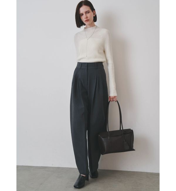 ELENDEEK「HIGH NECK WIDE RIB KT」|ニット・セーター|