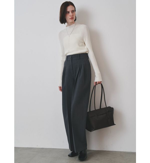ELENDEEK「HIGH NECK WIDE RIB KT」|ニット・セーター|